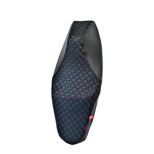 Funda de asiento para Honda PCX 160 negra con cojín protector antideslizante