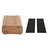 Guitar Sanding Block, Guitar Luthier Tool Wood Radius Sanding Block Luthier Tool for Guitar Fretboard Fingerboard Fret Leveling(7.25 and 9.5 Inch) Luthier Tools