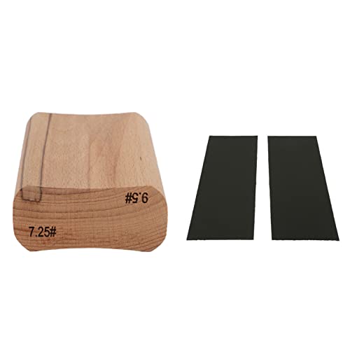 Guitar Sanding Block, Guitar Luthier Tool Wood Radius Sanding Block Luthier Tool for Guitar Fretboard Fingerboard Fret Leveling(7.25 and 9.5 Inch) Luthier Tools