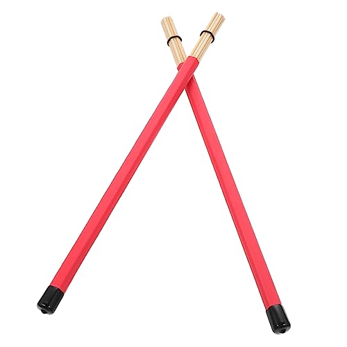 Set de 19 piezas de cepillos y baquetas para batería UPKOCH, mallets de percusión para música jazz y rock, baquetas antideslizantes