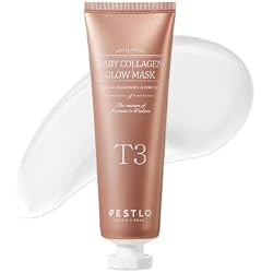 PESTLO Baby Collagen Glow Mask 2.36 fl.oz - Korean Peel Off Facial Mask Infused with Reallagen/T3 Vegan Collagen, Aginon, Volufiline for Hydrating, Firming, Glow, Glass Skin