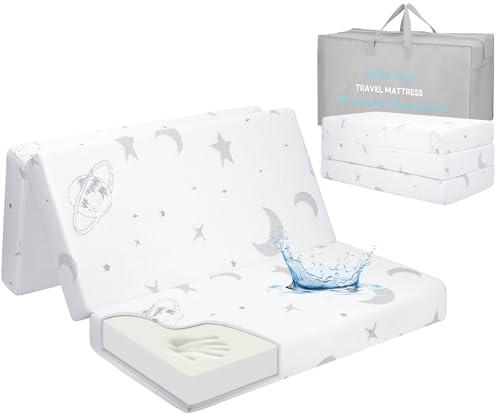 Opiniones de Colchones para cunas los 10 mejores. 39 Muja Colchón para Cuna de Bebe Plegable, 99 x 66.5 x 8 cm Colchon Cuna de Espuma de Alta Densidad Más Espuma Viscoelástica, Colchon Cuna de Viaje Impermeable con Cremallera y...