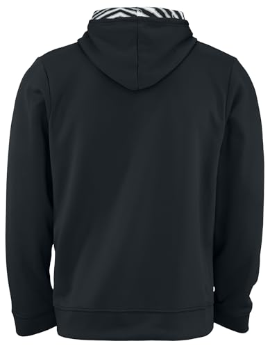 Zubaz NFL Men's las Vegas Raiders Team Color Primary Logo With Zebra Hood Liner Size 2XL - Image 2