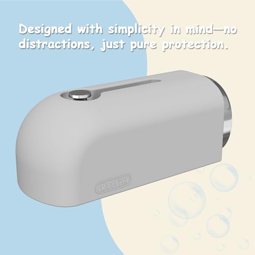 Image of Bathtub Faucet Cover, Soft Silicone Bath Faucet Cover for Kids, Bath Spout Cover for Tub, Faucet Covers for Bathtub Safety, Toddler Bath Tub Water Spout Cover, Universal Fit (Grey)