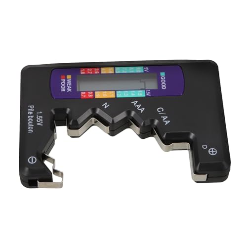 Uonlytech Aa Battery Checker Device Compact Voltage Tester for Batteries for Home