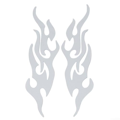 Autocollant en vinyle personnalisé en forme de flamme, flamme tribale pour réservoir de moto, inferno rouge pour garde-boue de réservoir de carburant de...