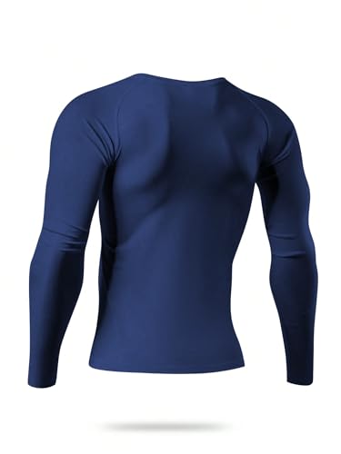 Men's Thermal Tops - Compression Long Sleeves, Breathable, Sport, Gym, Skiing Tee3
