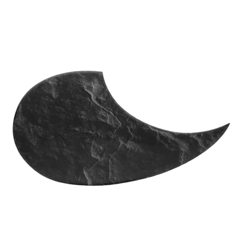 UPKOCH ギターのピックガード スティッカータイプギター フォークギター 粘着ギターガード 粘着ギター保護 コンマ ピックガード 粘着ギターピックガード エポキシ Black