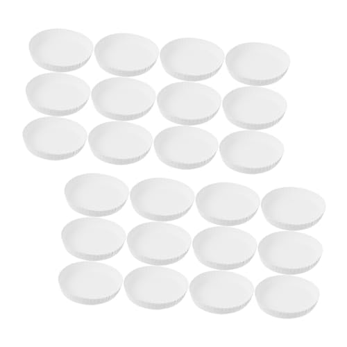 STOBAZA 200pcs Paper Cup Covers Hotel Drinking Jar Lids Stackable Milk Tea Cup Lids Mug Caps