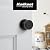 Kwikset Maven Interior Passage Door Knob, Handle for Closet and Hallway Doors, Round Non-Locking Doorknob in Matte Black, with Microban Protection