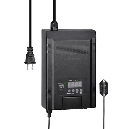 Image of LEONLITE 60W Outdoor Low Voltage Landscape Transformer, 120V AC to 12V AC