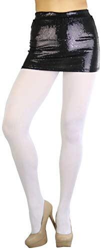 Image of ToBeInStyle Women's Nylon Solid Opaque Pantyhose Tights