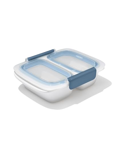 OXO Good Grips Prep and Go 2 Cup Divided Container - Ocean Blue