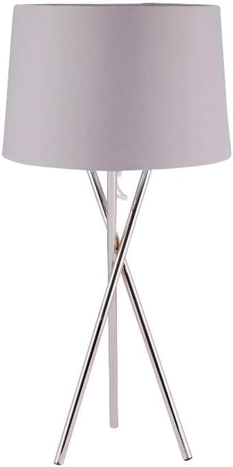 DEENZ Tripod Design Table Lamp Give Your Home Decor Office Living Room A Truly Contemporary Look (Grey)