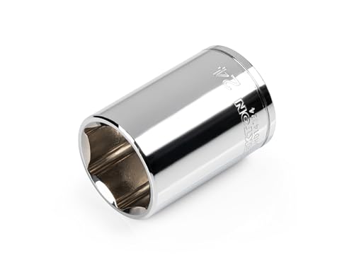 TEKTON 3/8 Inch Drive x 24 mm Semi-Deep 6-Point Socket | SHD14124