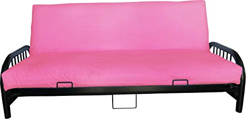 Futon Mattress Covers (Twin Splits 39 x 54, 21 x 39, Pink)