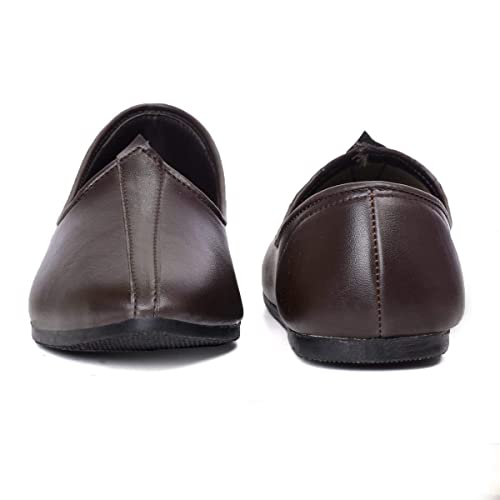 Image of DIVYANSHU Men's Synthetic Leather Black Formal Shoes for Men PBL-28