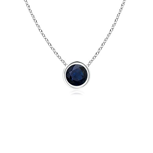 Angara Natural Blue Sapphire Solitaire...