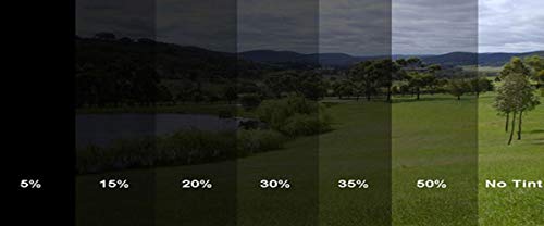 Crown Films Carbon Black Window Film 2-PLY Professional Grade (30%, 30X25)