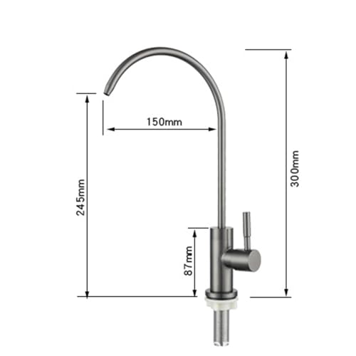 Robinet d'évier rotatif à 360° gris pour simplifier la vaisselle - 2