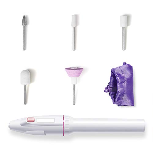 RONGHUA Electric Manicure Set, Electric Manicure Nail Drill File Grinder Grooming Kit Includes Callus Remover Set, Nail Buffer Polisher, Personal Manicure and Pedicure, nail art kit ï¼ˆ5 in 1ï¼‰
