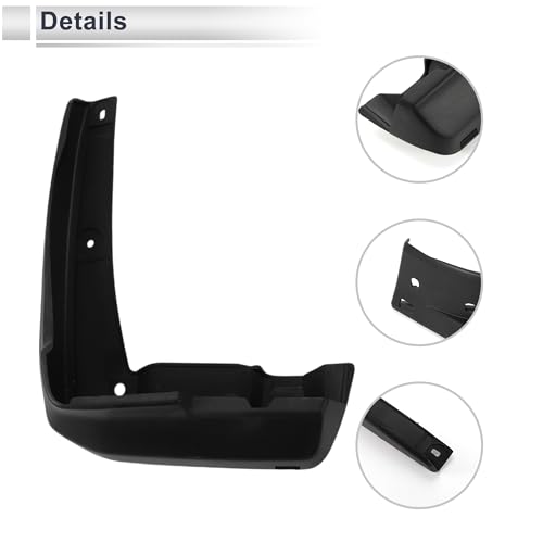Image of X AUTOHAUX 1set Front and Rear Mud Flaps Splash Guards Mud Guards for Acura RDX 2013-2016 W /Mount Accessories