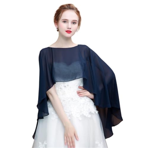 Pull cape en mousseline rose rouge pour femmes