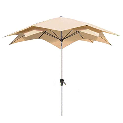 Parasol excéntrico imitación patio con manivela CLSDRZC