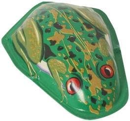 STUWU Knackfrosch aus Blech 8,5 cm Blechspielzeug Knacktier Klickfrosch Clicker Nostalgiespielzeug