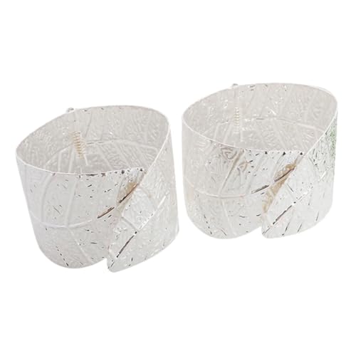 Amosfun 2 Piezas De Aleación De Hoja De Cortina Hebilla De Cortina Hebilla De Cortina Soporte De Cuerda Adjuntar Cuentas De Cortina Transparente Corbata De Cortina En La Parte Posterior