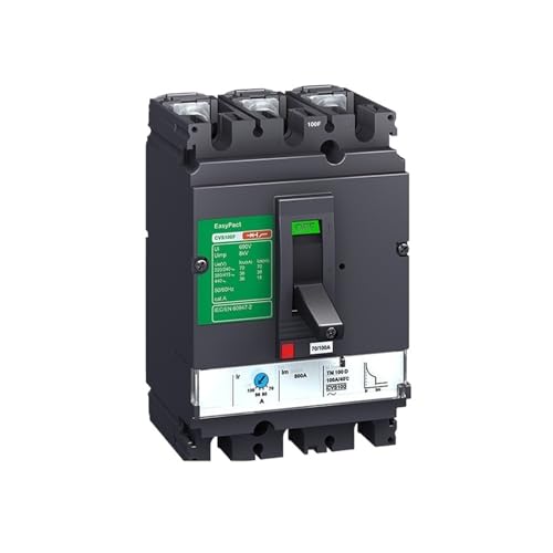 Disyuntor de protección motor LV510455 CVS100N MA100 3P3D con carcasa de plástico aislante