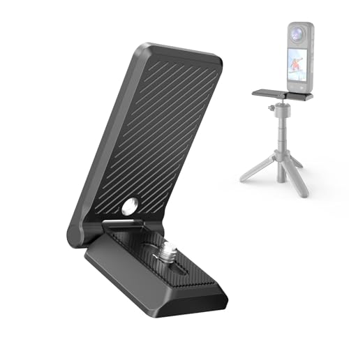 PULUZ パノラマアクションカメラ マグネット式折りたたみブラケット Insta360 X4 / X5 / DJI Pocket 3用 (ブラック)