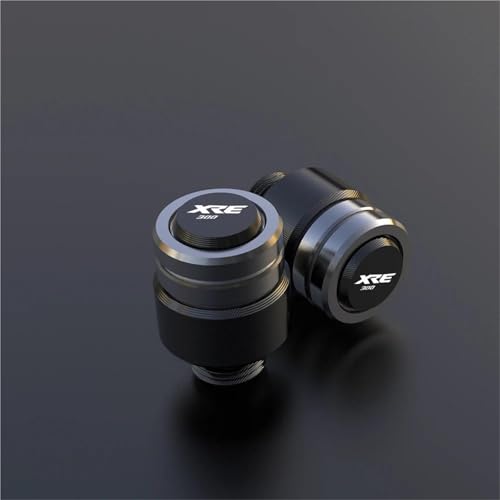 Adaptador de Espejo Accesorios para Motocicletas CNC, Tapones para Agujeros De Espejo, Tornillos Y Tapas para Honda XRE300 XRE 300 2016-2024 2023 2022 2021 2020(Grey)