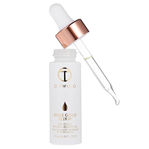 Cigooxm O.two.o 24K Rose Gold Elixir Skin Care Beauty Essential Oil Anti Aging Essence Oils Face Lips Lifting Wrinkle Remover #TOP24