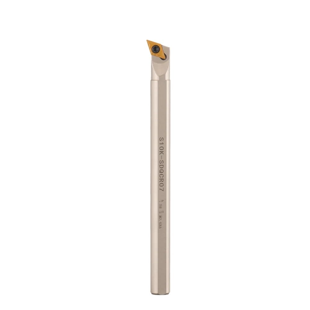 1 barra di alesatura indicizzabile S08K S10K S12M S14N S16Q S20R S25S SDQCR07 SDQCR11 in carburo indicizzabile barra di alesatura per tornitura interna (S08K-SDQCR07) (S12M-SDQCR07)
