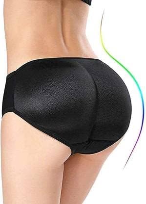 Image of ELEG & STILANCE Women's Seamless Long Padded Panty Hip Pads Enhancer Shapewear Shorts Briefs Tummy Control Panties Shaper Fake Pad - S Till 2XL