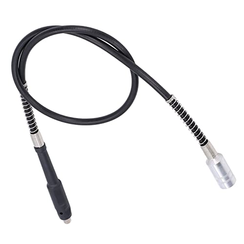 Power Drill Extension Shaft, Grinder Flexible Drive 300mm Chuck Cable Converter Attachment, Secure Connection Compatible with Dremel Tools, Engravers, Polishers