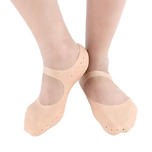 Image of Purastep Silicone Socks Full Size Socks,Moisturizing Socks Foot Anti Cracking Care Skin For Dry Feet Cracked Heel Repair Heel Softener Foot Care For Men and Women - 1 Pair (Free Size)