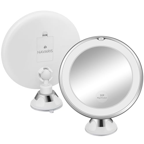 Espejo para maquillaje Navaris LED 10x aumento