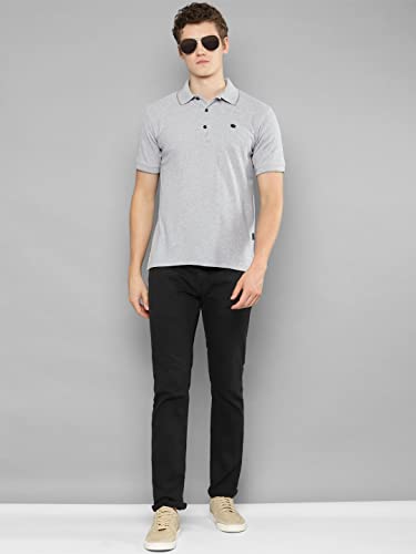 Image of Allen Cooper Solid Pure Cotton Polo Tshirts for Men