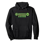 Jeep Santa Grille Pullover Hoodie