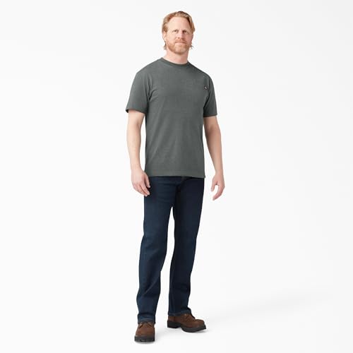 Image of Dickies Men's Heavyweight Heathered Short Sleeve Pocket T-Shirt