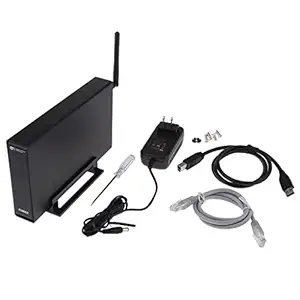 ATORSE 3.5'' USB 3.0 Hard Drive Case External HDD Enclosure Wireless Router US Plug