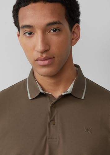 s.Oliver Herren Polo-Shirt – Regular Fit, Piqué, Label-Print – Ansicht 3
