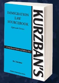 Hardcover Kurzban's Immigration Law Sourcebook, 18th ed. (Two-Volume Set) [Old_English] Book