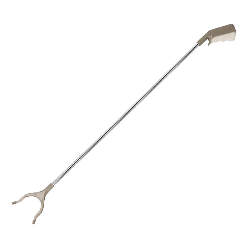 GNEY 95cm Long Garbage Picker Grabber Tool – Heavy Duty Stainless Steel Reacher Grabber with Anti-Slip Claw, Ergonomic Handle, Strong Load-Bearing Litter Picker for Outdoor Cleaning,Home & Garden Use