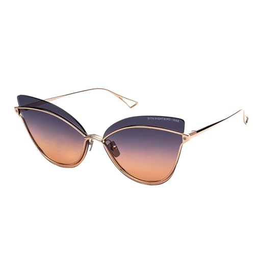 Dita NIGHTBIRD-ONE Rose Gold/Dark Grey Peach Shaded 66/13/145 women Sunglasses