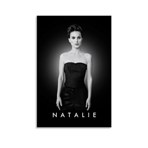 LaFegoude Natalie Portman Black and White Poster Decorative Painting Canvas Wall Art Living Room Poster Bedroom Painting, Wall Art Picture Print Modern Family Room Decor 20 x 30 Inches (50 x 75 cm) LaFegoude Natalie Portman Black and White Poster Decorative Painting Canvas Wall Art Living Room Poster Bedroom Painting, Wall Art Picture Print Modern Family Room Decor 20 x 30 Inches (50 x 75 cm)