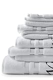 Lands' End Essential Towel White 6 Piece Towel Set