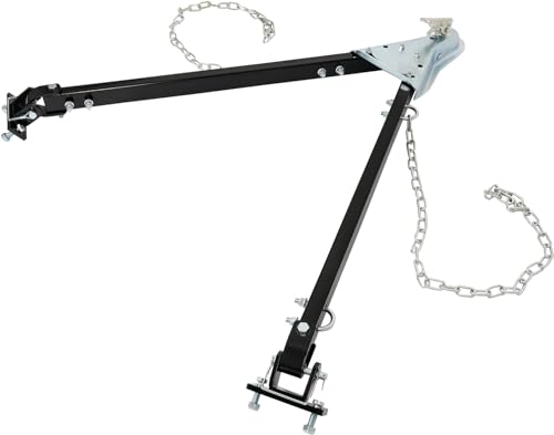 image for HECASA Adjustable Tow Bar, 5000 lbs Towing Capacity with Safety Chain 